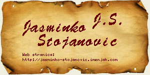 Jasminko Stojanović vizit kartica